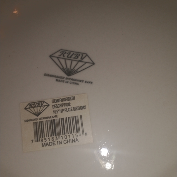 2 VERY CUTE RUBY BRAND PINK BIRTHDAY SLICE CAKE. - Picture 5 of 11